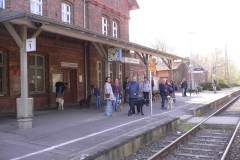 Zugfahrt und Stadttraining Neubrandenburg (13.04.2014)